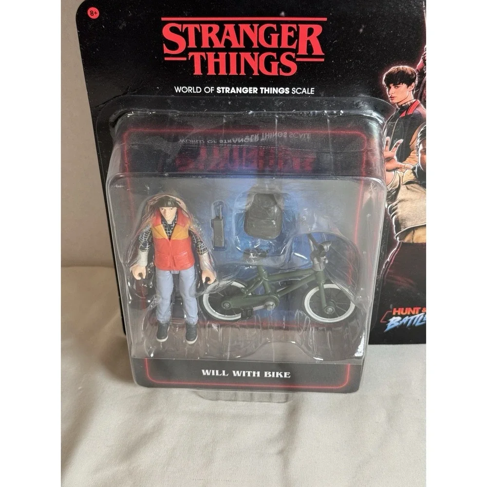 Netflix Stranger‎ Things Will With Bike Action Figure Brand New Jazwares